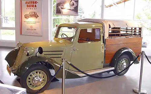 The model 57 L (Lieferwagen or delivery car) was unique to Austro-Tatra