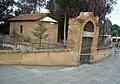 The entrance gate to Nicosia's ancient Armenian cemetery