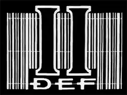 DEF II logo, as seen on early transmissions