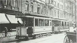 Tramcars 118 and 228