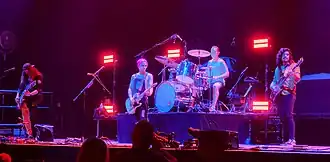 Badflower performing in 2023