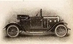 4/14&nbsp;hp Baer Cabriolet (Opened Roof)