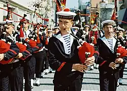 The bagad of Lann-Bihoué of the French Navy
