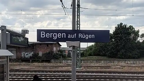 Station sign