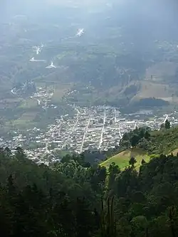 Mataquescuintla seen from Miramundo and Pino Dulce