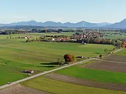 Eglfing seen from the north