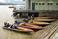 Water taxis transporting residents to Bandar Seri Begawan