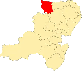 Location of the ward