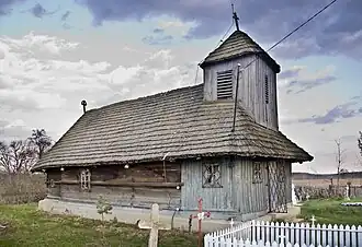 Wooden church in Bărbălani