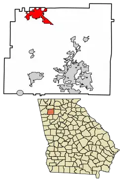 Adairsville, Bartow County, Georgia, where Floyd was born