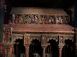 Tomb of the Holy Brothers Martyrs in the basilica of San Vicente (Ávila).