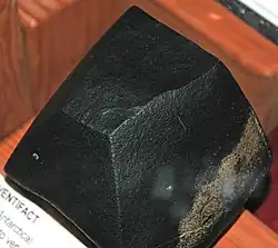 A basalt ventifact from the McMurdo Dry Valleys to the west