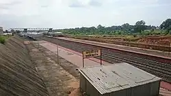 Basukinath railway station platform