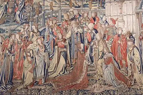 Bathsheba at the Fountain from the series David and Bathsheba (1520-1525)