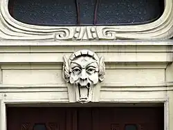 Detail of the mascaron