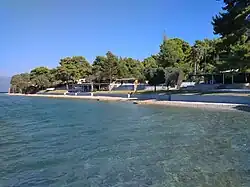 Coastal beach-bar restaurant in the region of Panagopoula