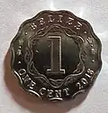 Belize 1 Cent Coin - Reverse