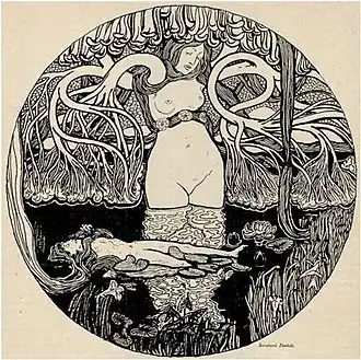Illustration by Bernhard Pankok in Jugend (1896)