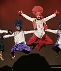 Bhangra dancers