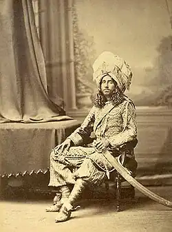The Nawab Muhammad Bahawal Khan Abbasi V Bahadur (1883–1907) of Bahawalpur State in suthan