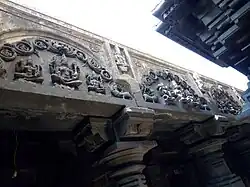 Architecture on upper wall