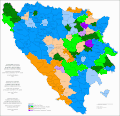 Ethnic structure of Bosnia and Herzegovina by municipalities 1961