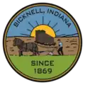 Official seal of Bicknell, Indiana