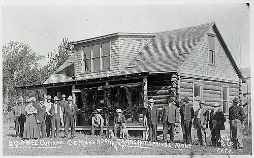 Bid-A-Wee Cottage, DeMers Addition, Camas Hot Springs, Montana, 1911