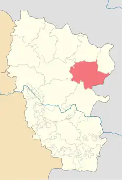 Location of Bilovodskyi Raion