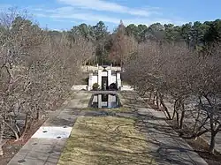 Hill Garden during winter