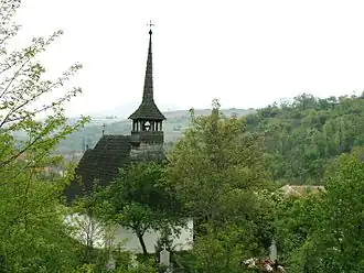 Wooden church in Ighiel