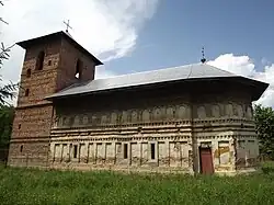 Church of Bradu Monastery in Haleș