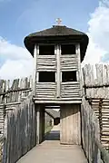 Reconstructed entrance gate