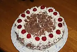 A Black Forest cake