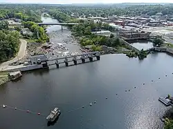 Dam and hydro plant at Black River Falls