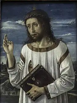 Blessing Christ Giovanni Bellini