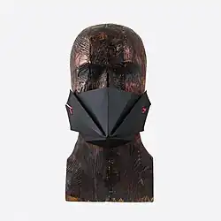 Bob Basset's COVID-19 pandemic mask.