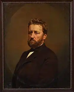 Johann Reimers&nbsp;[ru], after photograph by Andrey Denyer, 1869, oil on canvas, 73 by 58 cm; Museum of the Academy of Arts, St. Petersburg