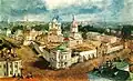 Vasily Sadovnikov. "View of the Bogoyavlensky Convent in Kostroma" (after 1865)