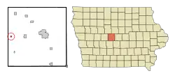 Location of Beaver, Iowa