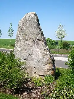 The menhir known as Queue de Gargantua