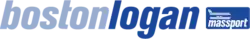 The logo of Logan International Airport
