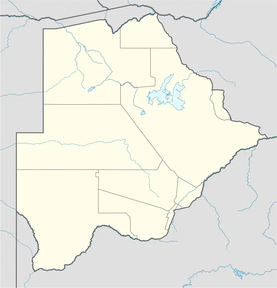 Mathathane is located in Botswana