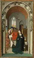 Annunciation scene