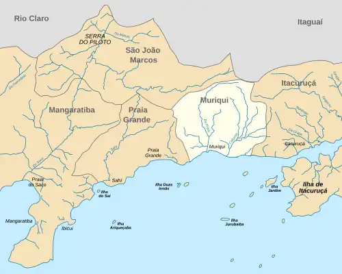 Location in Mangaratiba