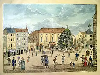 Zelný trh in 1827