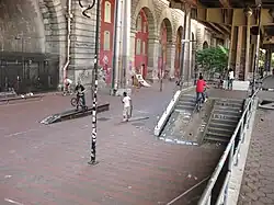 The banks during their skatepark era in 2009