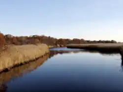 Brown's River facing south on Middle Road as you enter Bayport.