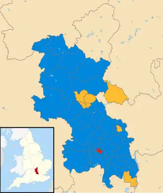 2005 results map