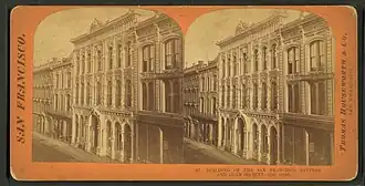 Savings and Loan Society Building, San Francisco, California, 1873-74.